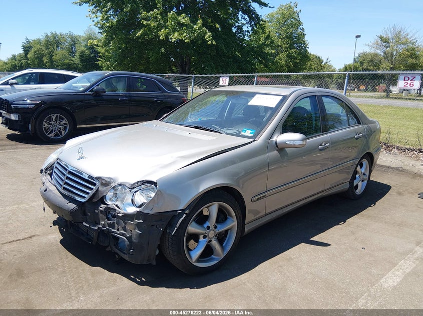 2005 Mercedes-benz C-klasse VIN WDBRF40J25A685169 IAAI salvage auction — FRONT END, Salvage (New Jersey), sold $550 on 2026-07-27 (photo 2)