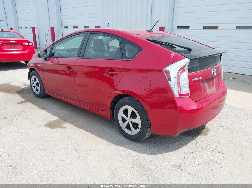 2014 Toyota Prius VIN JTDKN3DU6E0376914 IAAI salvage auction — FRONT END, Salvage (Illinois), sold $2,250 on 2026-07-14 (photo 3)