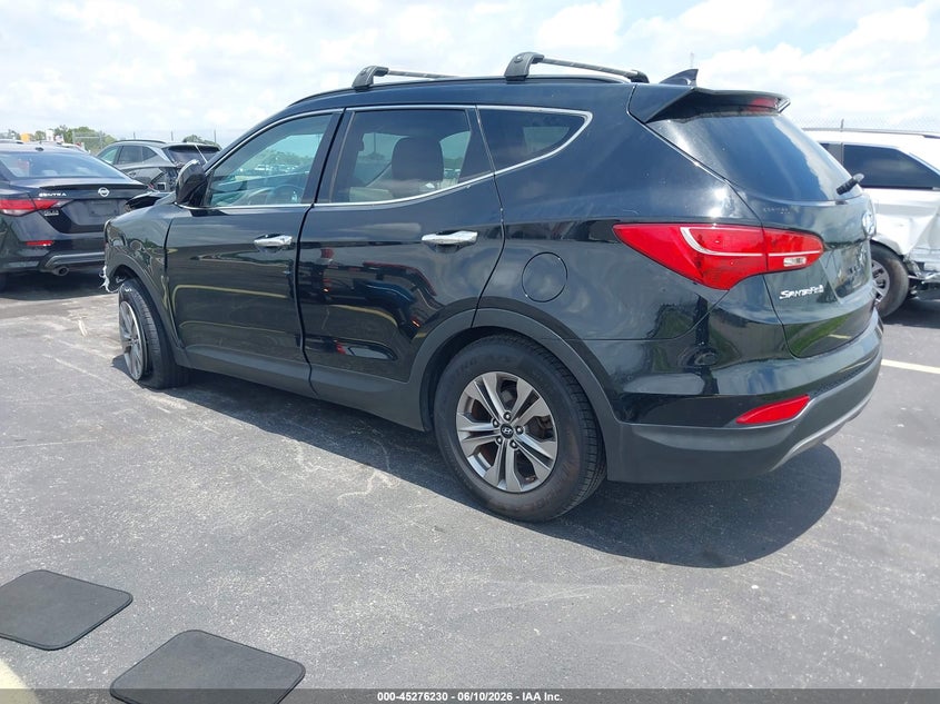 2016 Hyundai Santa fe VIN 5XYZUDLB4GG372753 IAAI salvage auction — LEFT FRONT, Rebuildable (Florida), sold $1,250 on 2026-07-16 (photo 3)