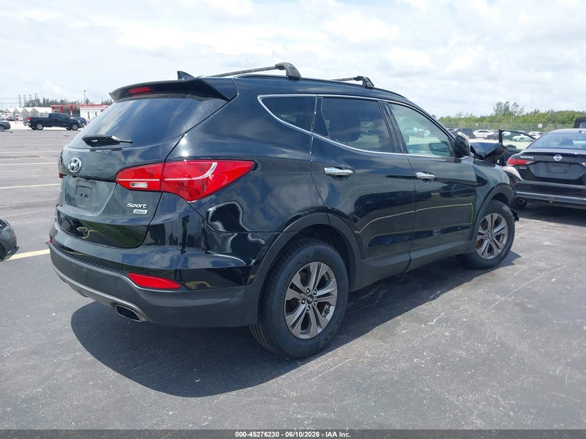 2016 Hyundai Santa fe VIN 5XYZUDLB4GG372753 IAAI salvage auction — LEFT FRONT, Rebuildable (Florida), sold $1,250 on 2026-07-16 (photo 4)