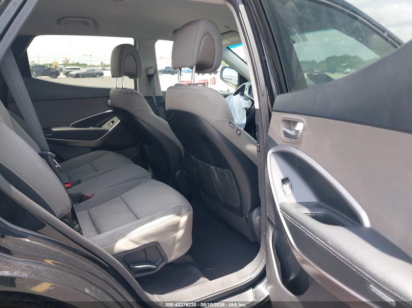 2016 Hyundai Santa fe VIN 5XYZUDLB4GG372753 IAAI salvage auction — LEFT FRONT, Rebuildable (Florida), sold $1,250 on 2026-07-16 (photo 8)