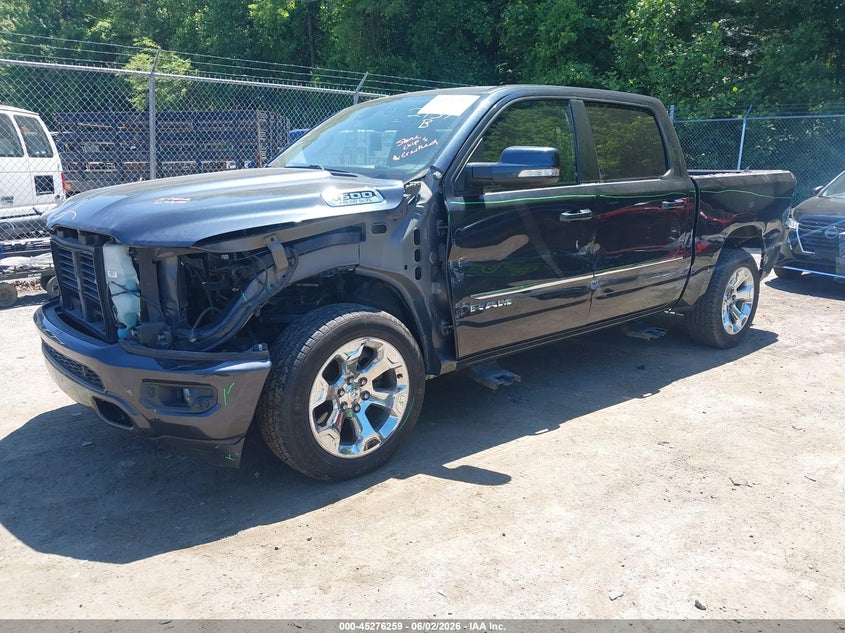 2019 Ram 1500 VIN 1C6RREFT1KN642137 IAAI salvage auction — SIDE, Salvage Title, sold $6,900 on 2026-10-09 (photo 2)