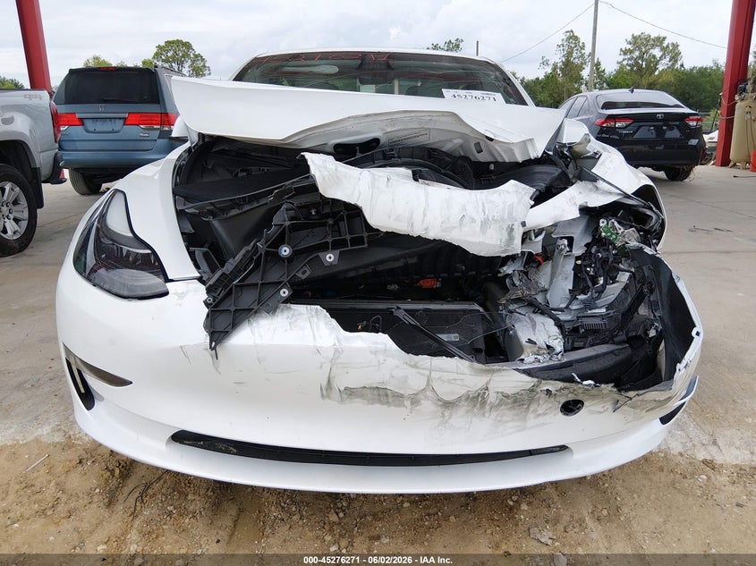 2023 Tesla Model 3 VIN 5YJ3E1EAXPF493901 IAAI salvage auction — FRONT END, Salvage Title, sold $5,100 on 2026-07-23 (photo 6)