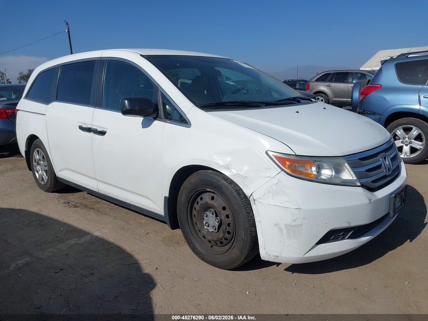 2013 Honda Odyssey VIN 5FNRL5H28DB068703 IAAI salvage auction — UNKNOWN, Salvage Title, sold $850 on 2026-07-17 (photo 1)