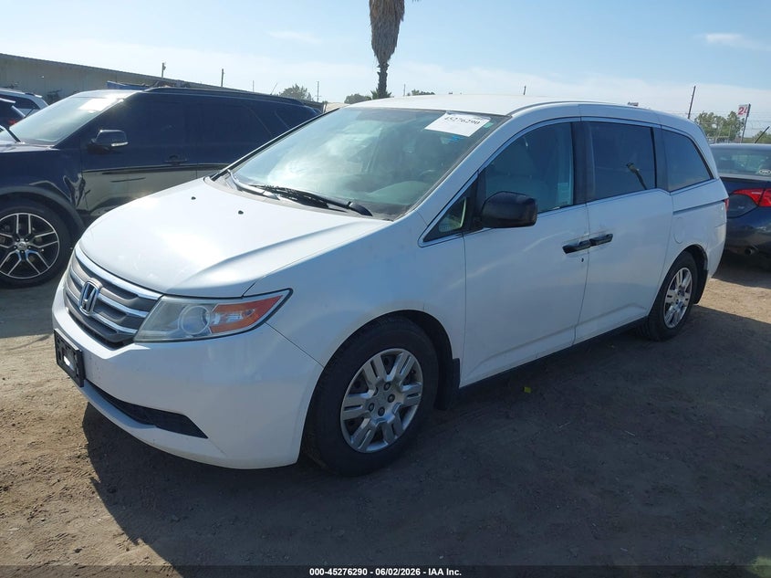 2013 Honda Odyssey VIN 5FNRL5H28DB068703 IAAI salvage auction — UNKNOWN, Salvage Title, sold $850 on 2026-07-17 (photo 2)