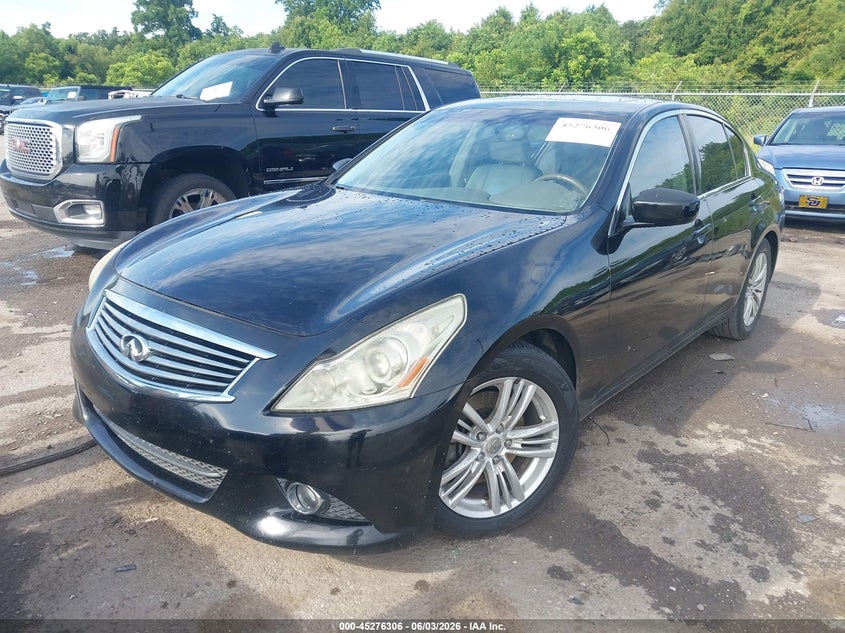 2010 Infiniti G VIN JN1CV6AP8AM204037 IAAI salvage auction — WATER/FLOOD, Certificate Of Destruction (Louisiana), sold $475 on 2026-08-02 (photo 2)