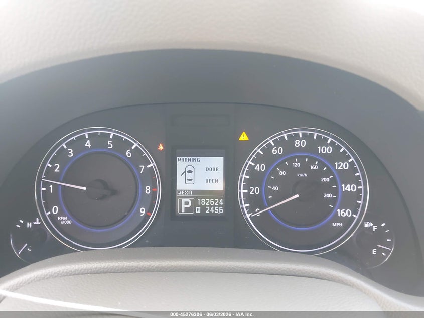 2010 Infiniti G VIN JN1CV6AP8AM204037 IAAI salvage auction — WATER/FLOOD, Certificate Of Destruction (Louisiana), sold $475 on 2026-08-02 (photo 7)