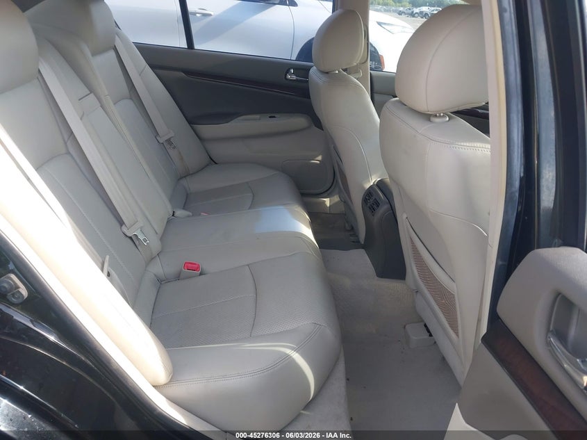 2010 Infiniti G VIN JN1CV6AP8AM204037 IAAI salvage auction — WATER/FLOOD, Certificate Of Destruction (Louisiana), sold $475 on 2026-08-02 (photo 8)