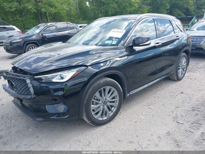 2025 Infiniti Qx50 VIN 3PCAJ5BB9SF110949 IAAI salvage auction — FRONT END, Salvage Title, sold $15,050 on 2026-07-14 (photo 2)