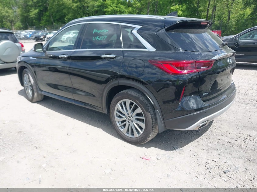2025 Infiniti Qx50 VIN 3PCAJ5BB9SF110949 IAAI salvage auction — FRONT END, Salvage Title, sold $15,050 on 2026-07-14 (photo 3)