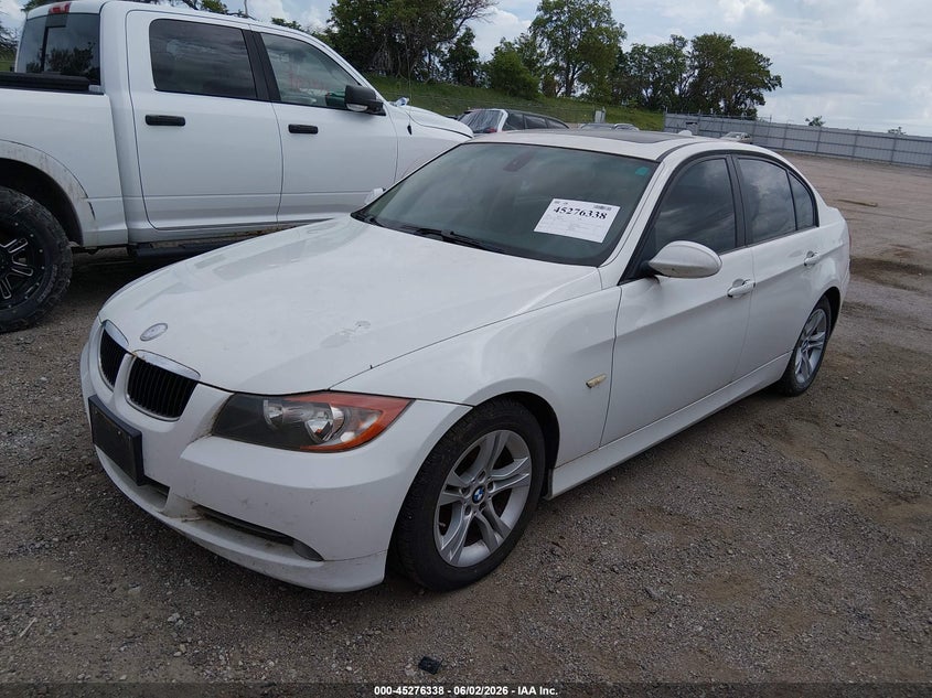 2008 BMW 3 series VIN WBAVA33598P143394 IAAI salvage auction — NORMAL WEAR, Certificate Of Title (Nebraska), sold $575 on 2026-07-09 (photo 2)