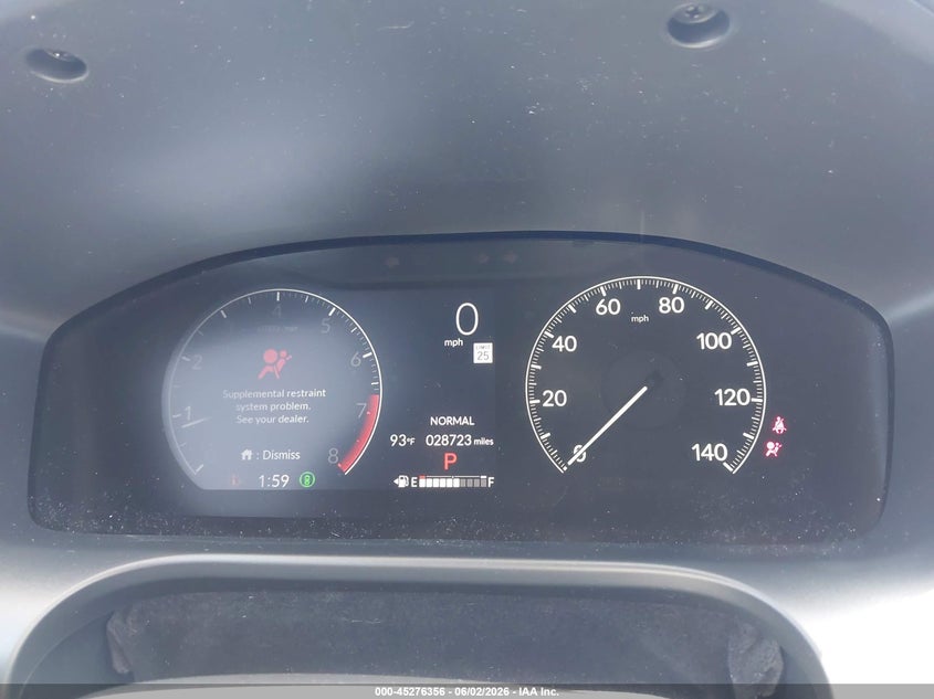 2025 Honda Hr-v VIN 3CZRZ2H56SM742695 IAAI salvage auction — LEFT FRONT, Salvage Title, sold $11,200 on 2026-07-27 (photo 7)