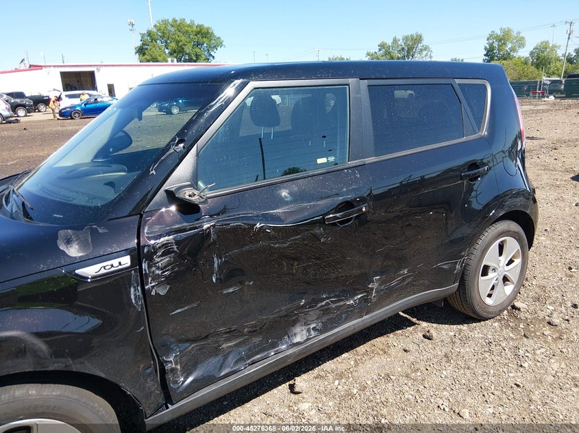 2016 Kia Soul VIN KNDJN2A24G7279147 IAAI salvage auction — LEFT SIDE, Salvage Title, sold $1,050 on 2026-07-15 (photo 6)