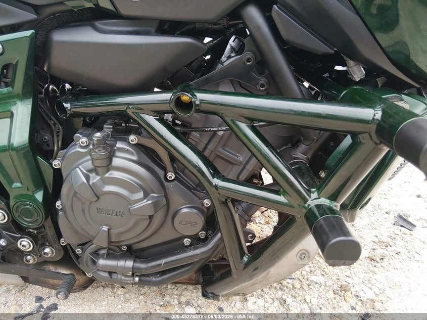 2024 Yamaha Mt VIN JYARM32E7RA010534 IAAI salvage auction — FRONT END, Salvage Title, sold $3,000 on 2026-07-07 (photo 8)