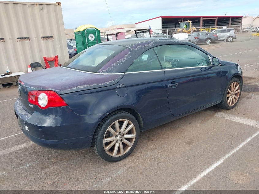 2007 Volkswagen Eos VIN WVWFA71F37V005774 IAAI salvage auction — NORMAL WEAR, Clear (Hawaii), sold $25 on 2026-07-28 (photo 4)