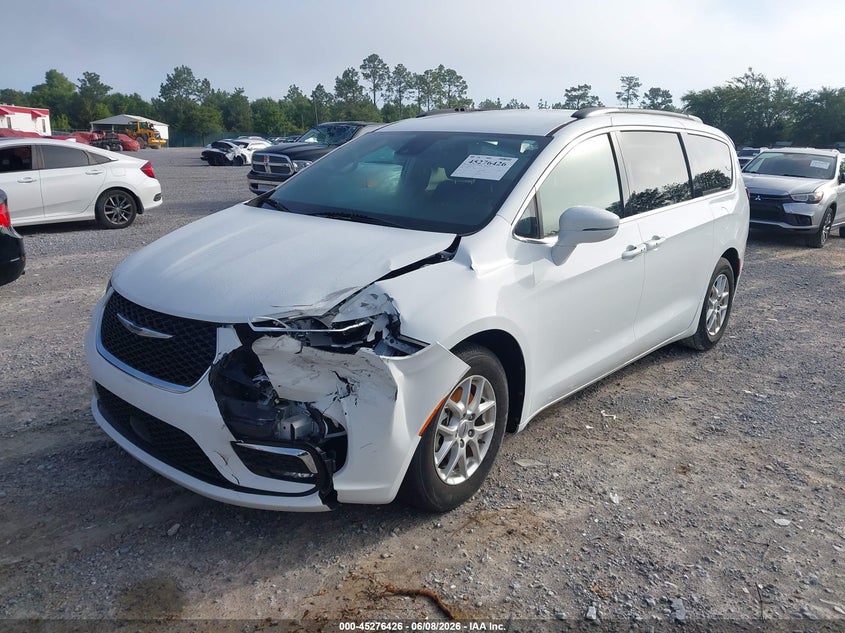 2022 Chrysler Pacifica VIN 2C4RC1BG9NR179022 IAAI salvage auction — RIGHT REAR, Salvage Title, sold $3,400 on 2026-07-09 (photo 2)