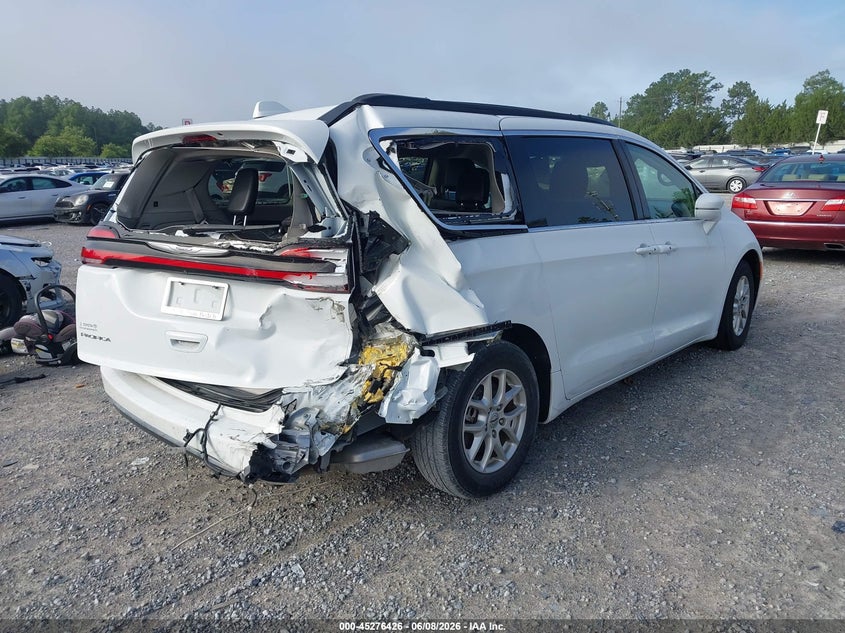 2022 Chrysler Pacifica VIN 2C4RC1BG9NR179022 IAAI salvage auction — RIGHT REAR, Salvage Title, sold $3,400 on 2026-07-09 (photo 4)