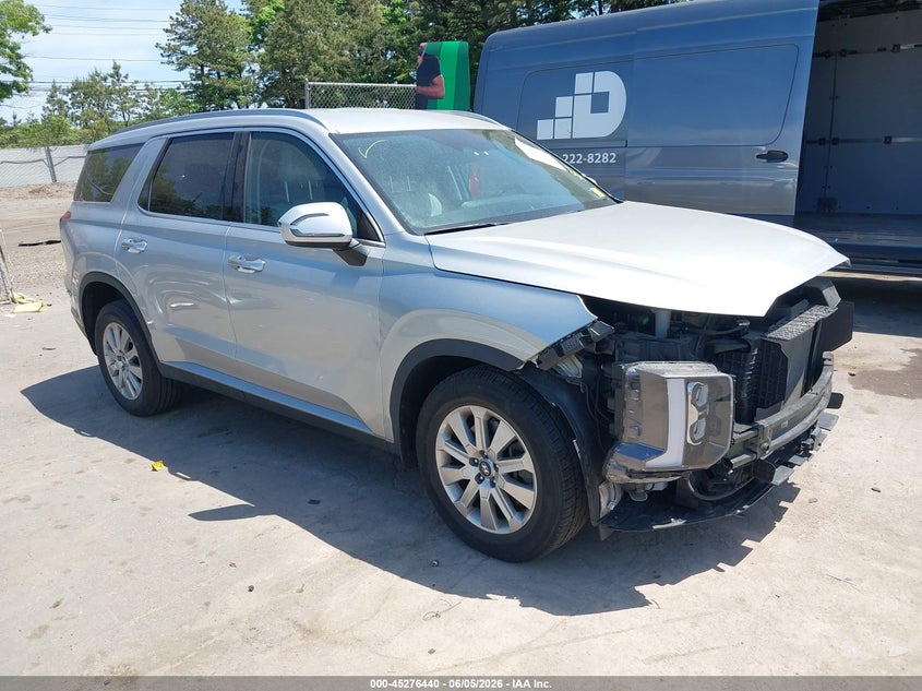2023 Hyundai Palisade VIN KM8R2DGE4PU556191 IAAI salvage auction — FRONT END, Salvage Title, sold $12,300 on 2026-07-07 (photo 1)