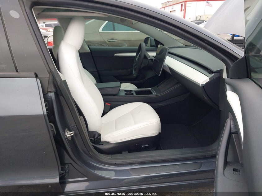 2023 Tesla Model 3 VIN 5YJ3E1EA5PF496737 IAAI salvage auction — LEFT REAR, Salvage Title, sold $3,600 on 2026-07-09 (photo 5)