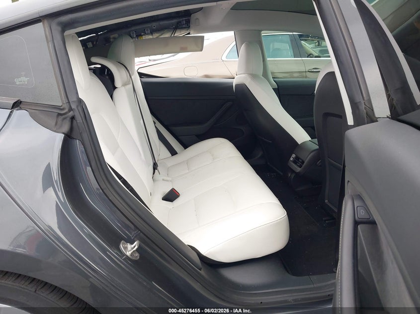 2023 Tesla Model 3 VIN 5YJ3E1EA5PF496737 IAAI salvage auction — LEFT REAR, Salvage Title, sold $3,600 on 2026-07-09 (photo 8)