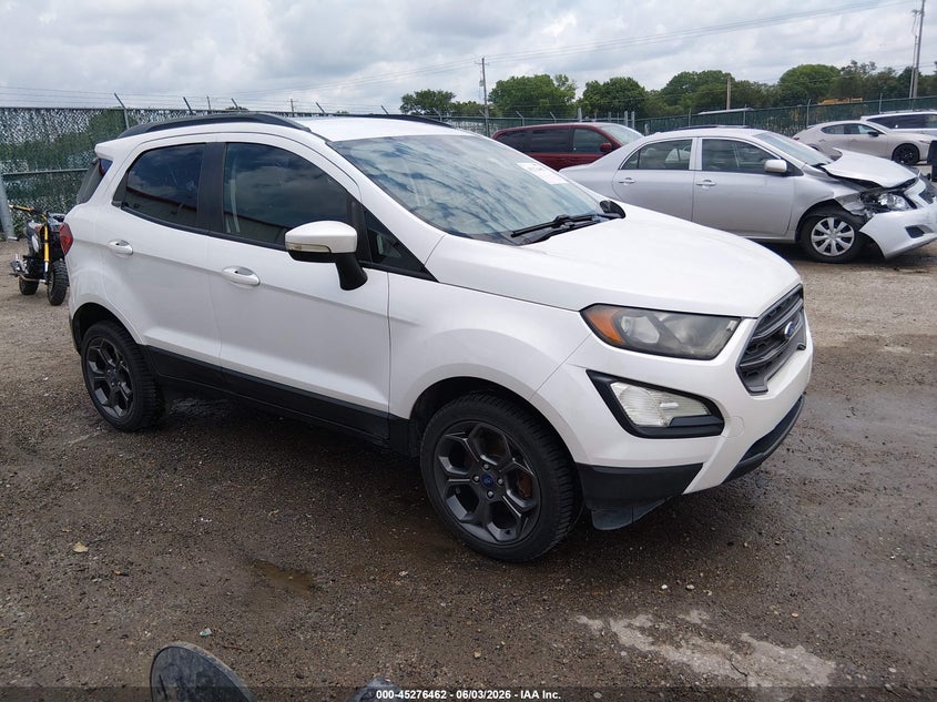 2018 Ford Ecosport VIN MAJ6P1CL2JC197079 IAAI salvage auction — HAIL, Salvage Title, sold $4,425 on 2026-07-10 (photo 1)