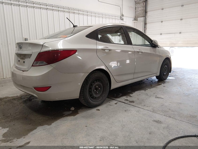 2016 Hyundai Accent VIN KMHCT4AE2GU968928 IAAI salvage auction — NORMAL WEAR, Salvage Title, sold $575 on 2026-07-31 (photo 4)