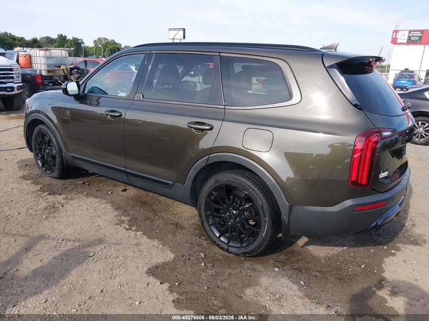 2021 Kia Telluride VIN 5XYP5DHCXMG184577 IAAI salvage auction — RIGHT FRONT, Salvage Title, sold $4,050 on 2026-07-29 (photo 3)