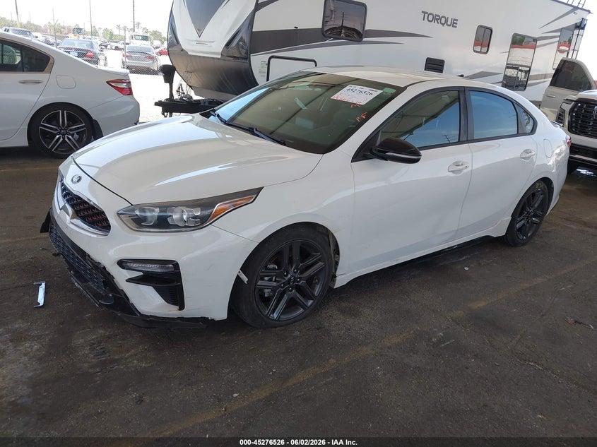 2020 Kia Forte VIN 3KPF34AD8LE182150 IAAI salvage auction — FRONT END, Salvage Title, sold $2,650 on 2026-07-11 (photo 2)