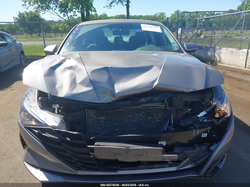 2023 Hyundai Elantra VIN KMHLM4AG9PU601457 IAAI salvage auction — FRONT END, Salvage Title, sold $4,150 on 2026-07-27 (photo 6)