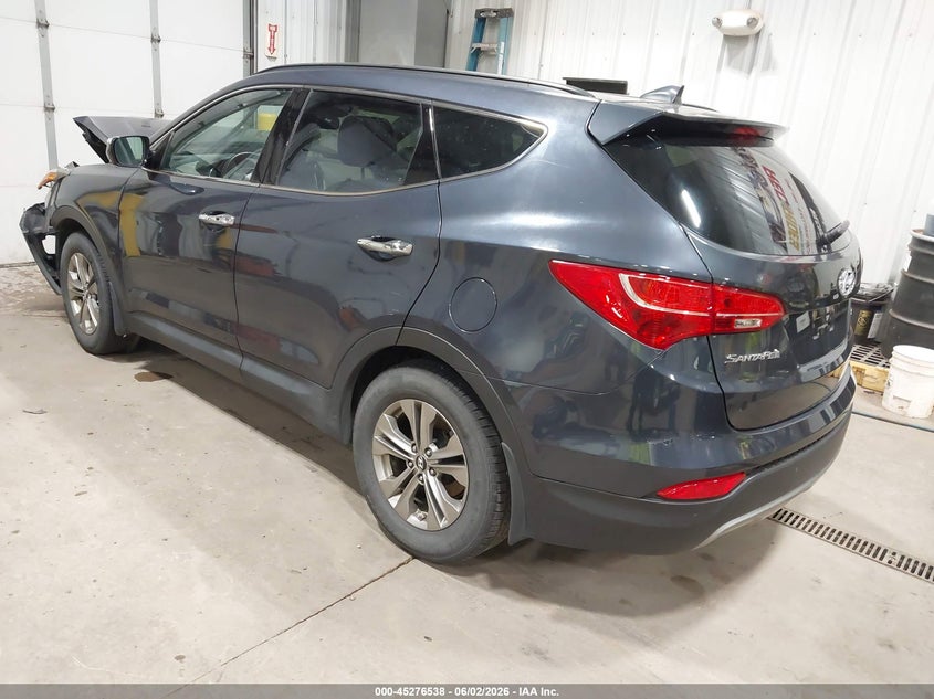 2014 Hyundai Santa fe VIN 5XYZU3LB2EG155239 IAAI salvage auction — FRONT END, Prior Salvage (Minnesota), sold $675 on 2026-07-24 (photo 3)