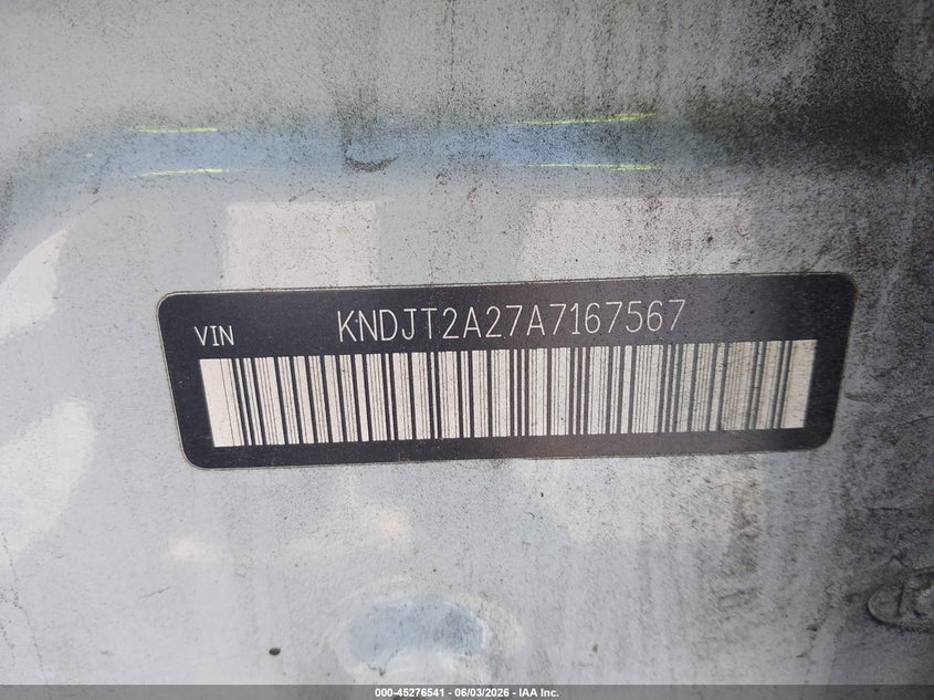 2010 Kia Soul VIN KNDJT2A27A7167567 IAAI salvage auction — FRONT END, Salvage (Georgia), sold $400 on 2026-07-15 (photo 9)
