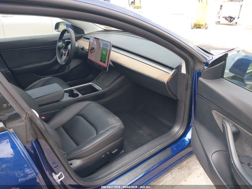 2021 Tesla Model 3 VIN 5YJ3E1EB2MF862111 IAAI salvage auction — FRONT END, Rebuildable (Florida), sold $7,300 on 2026-07-30 (photo 5)