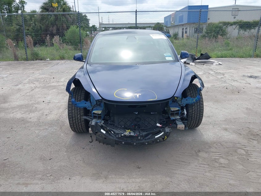 2021 Tesla Model 3 VIN 5YJ3E1EB2MF862111 IAAI salvage auction — FRONT END, Rebuildable (Florida), sold $7,300 on 2026-07-30 (photo 6)