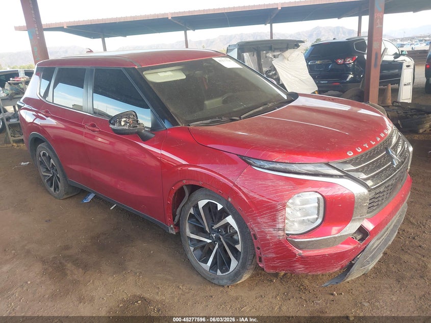 2022 Mitsubishi Outlander VIN JA4J3TA82NZ064149 IAAI salvage auction — FRONT END, Salvage Title, sold $4,500 on 2026-07-12 (photo 1)