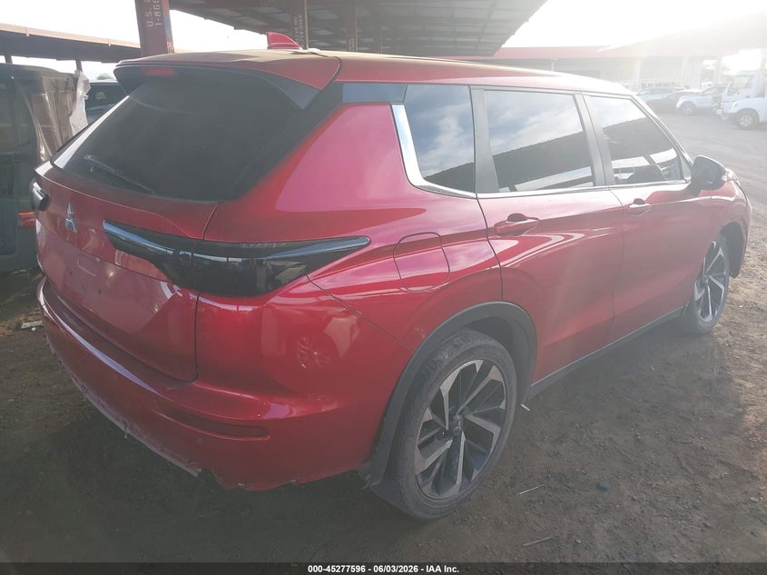 2022 Mitsubishi Outlander VIN JA4J3TA82NZ064149 IAAI salvage auction — FRONT END, Salvage Title, sold $4,500 on 2026-07-12 (photo 4)
