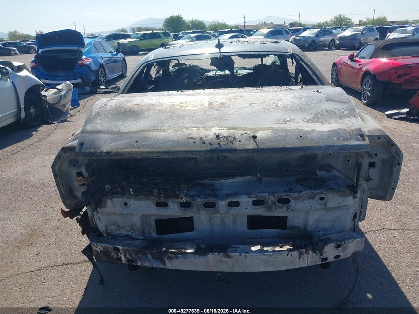 2019 Dodge Challenger VIN 2C3CDZAG6KH574915 IAAI salvage auction — EXTERIOR BURN, Non-Repairable (Arizona), sold $650 on 2026-07-09 (photo 6)