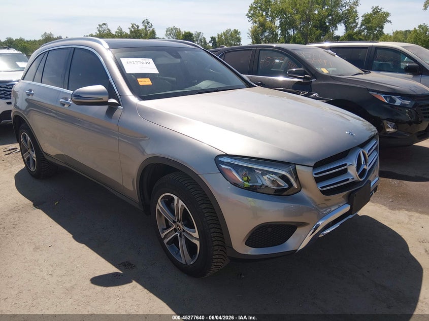 2019 Mercedes-benz Glc VIN WDC0G4KB7KF598650 IAAI salvage auction — HAIL, Salvage Title, sold $14,100 on 2026-07-28 (photo 1)