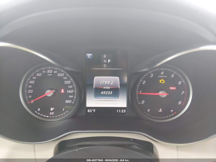 2019 Mercedes-benz Glc VIN WDC0G4KB7KF598650 IAAI salvage auction — HAIL, Salvage Title, sold $14,100 on 2026-07-28 (photo 7)
