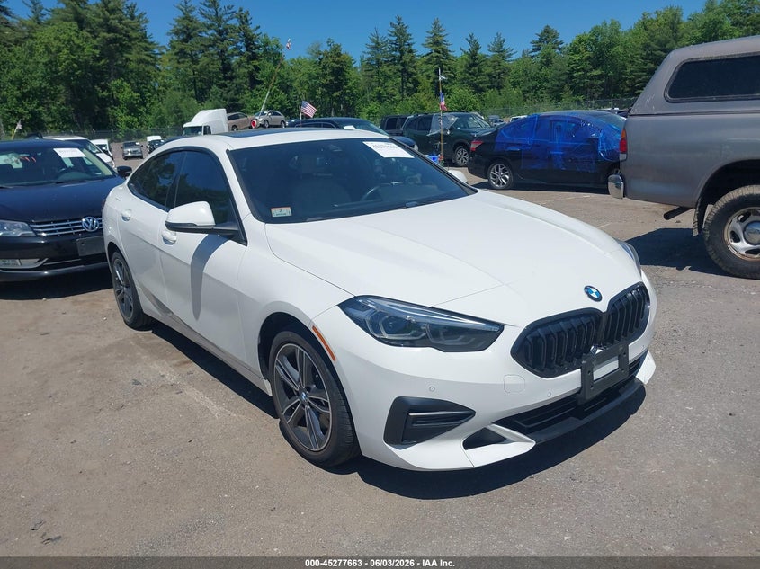 2022 BMW 2er VIN WBA73AK00N7K53954 IAAI salvage auction — REAR END, Salvage Title, sold $7,800 on 2026-07-24 (photo 1)