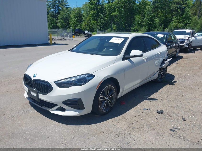 2022 BMW 2er VIN WBA73AK00N7K53954 IAAI salvage auction — REAR END, Salvage Title, sold $7,800 on 2026-07-24 (photo 2)
