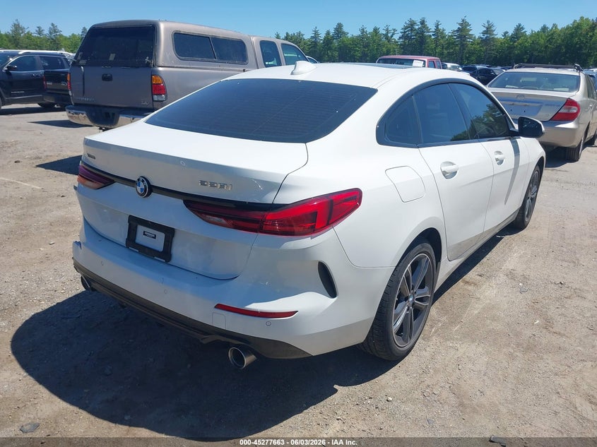2022 BMW 2er VIN WBA73AK00N7K53954 IAAI salvage auction — REAR END, Salvage Title, sold $7,800 on 2026-07-24 (photo 4)