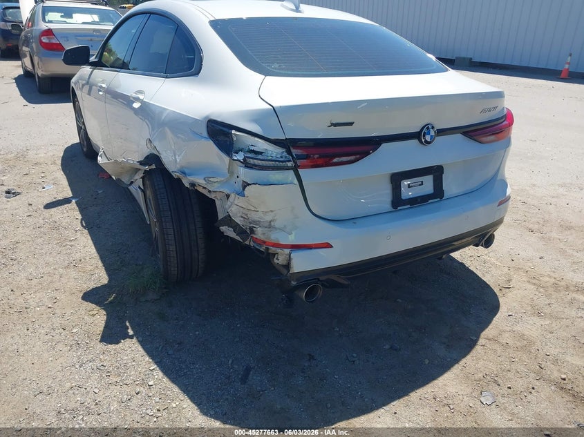 2022 BMW 2er VIN WBA73AK00N7K53954 IAAI salvage auction — REAR END, Salvage Title, sold $7,800 on 2026-07-24 (photo 6)