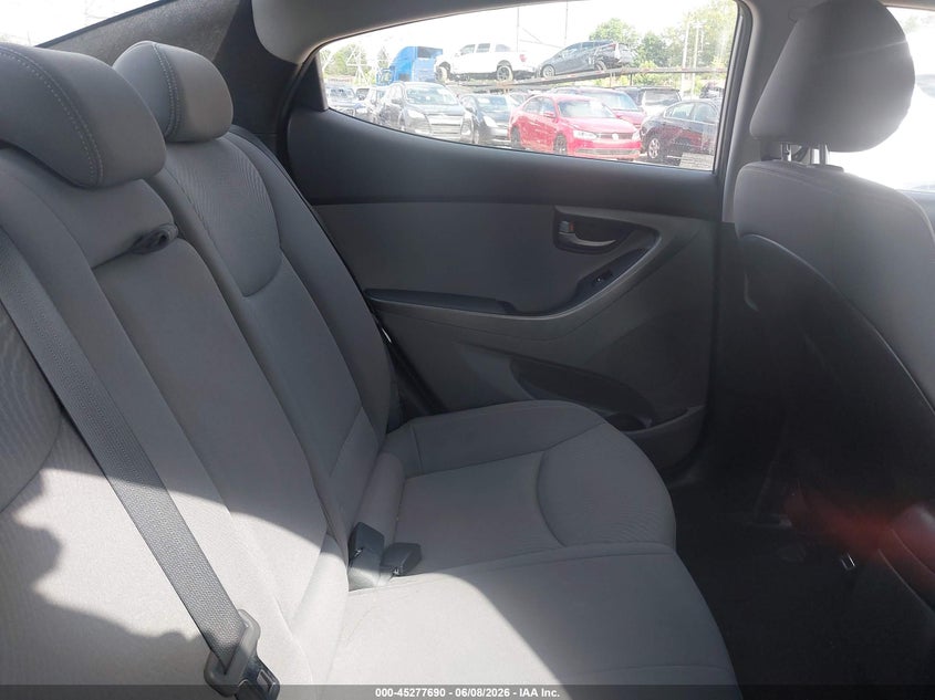 2016 Hyundai Elantra VIN KMHDH4AE3GU543742 IAAI salvage auction — NORMAL WEAR, Salvage Title, sold $250 on 2026-07-24 (photo 8)