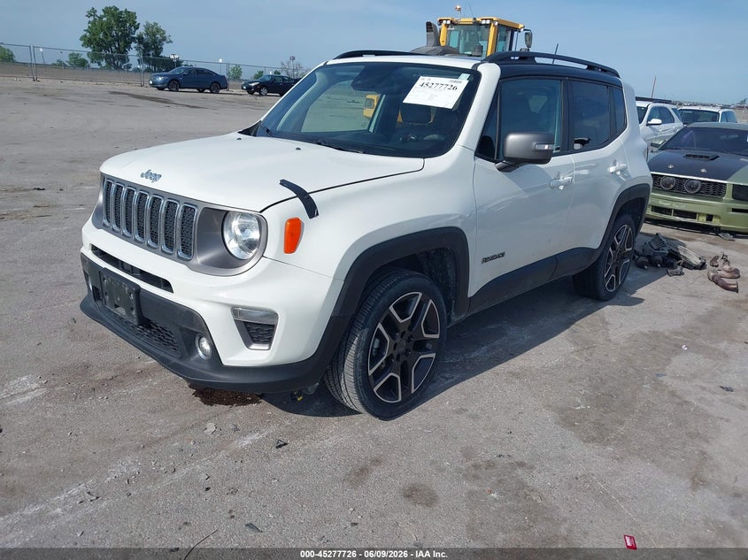 2021 Jeep Renegade VIN ZACNJDD15MPM71622 IAAI salvage auction — ENGINE DAMAGE, Salvage (Iowa), sold $2,550 on 2026-07-28 (photo 2)