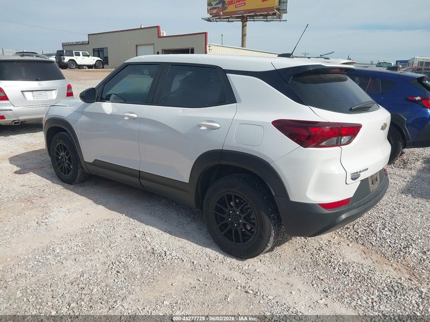 2021 Chevrolet Trailblazer VIN KL79MLS28MB180900 IAAI salvage auction — HAIL, Salvage Title, sold $5,100 on 2026-07-20 (photo 3)
