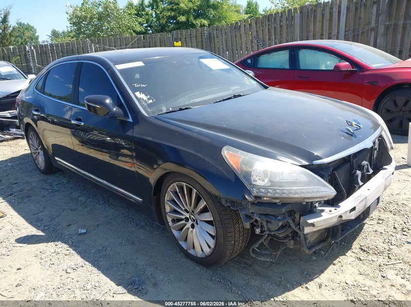 2016 Hyundai Equus VIN KMHGH4JH9GU104150 IAAI salvage auction — NORMAL WEAR, Clear (Virginia), sold $575 on 2026-07-13 (photo 1)