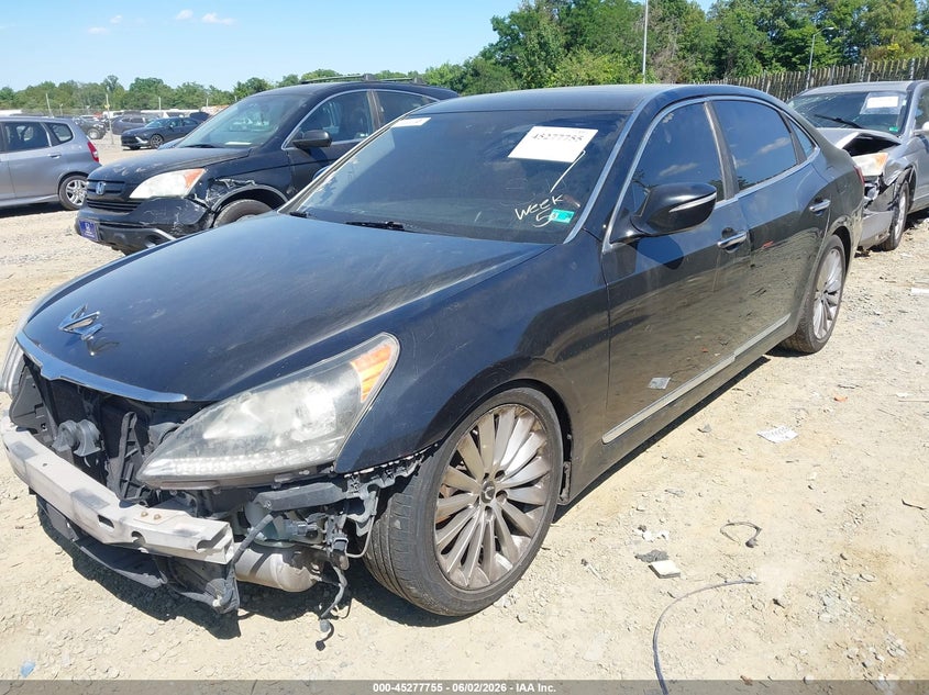 2016 Hyundai Equus VIN KMHGH4JH9GU104150 IAAI salvage auction — NORMAL WEAR, Clear (Virginia), sold $575 on 2026-07-13 (photo 2)