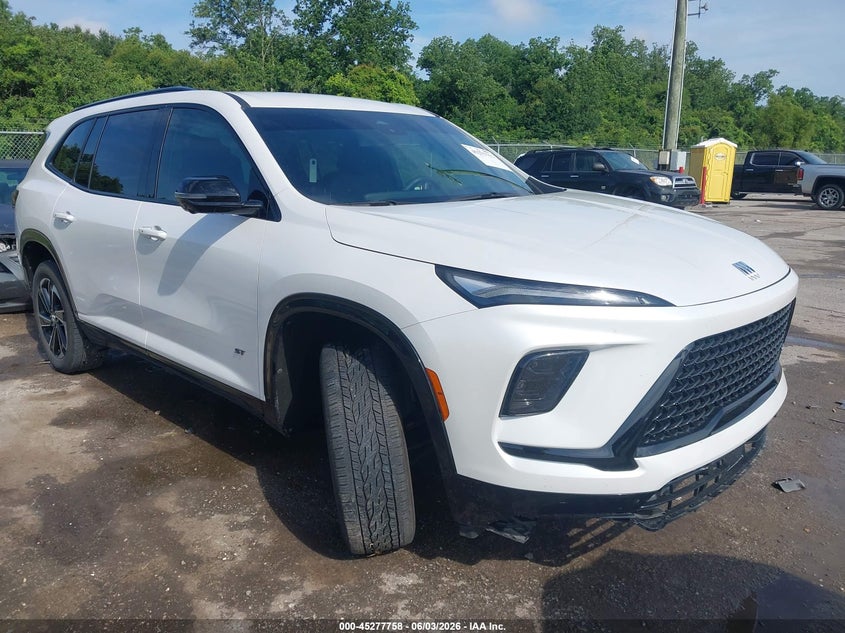 2025 Buick Enclave VIN 5GAERBRS7SJ124289 IAAI salvage auction — FRONT END, Salvage (Louisiana), sold $8,200 on 2026-07-28 (photo 1)