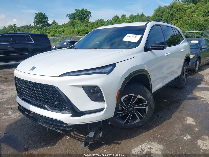 2025 Buick Enclave VIN 5GAERBRS7SJ124289 IAAI salvage auction — FRONT END, Salvage (Louisiana), sold $8,200 on 2026-07-28 (photo 2)