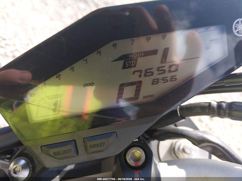 2014 Yamaha Fz VIN JYARN33E7EA004299 IAAI salvage auction — FRONT END, Salvage (Kentucky), sold $2,600 on 2026-07-21 (photo 7)